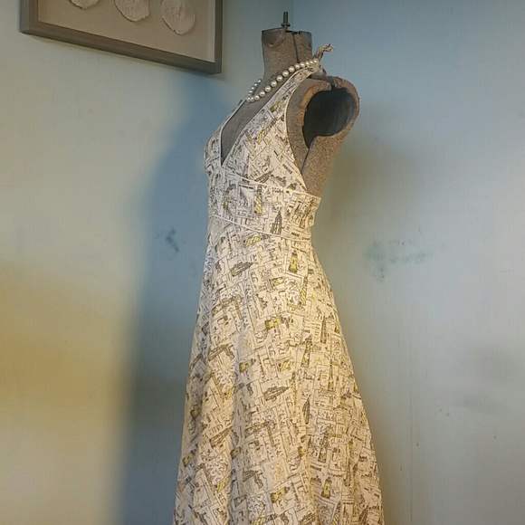 J. Crew Lighthouse Postcard Halter Dress - Picture 3 of 6